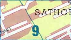 map of bangkok, thailand