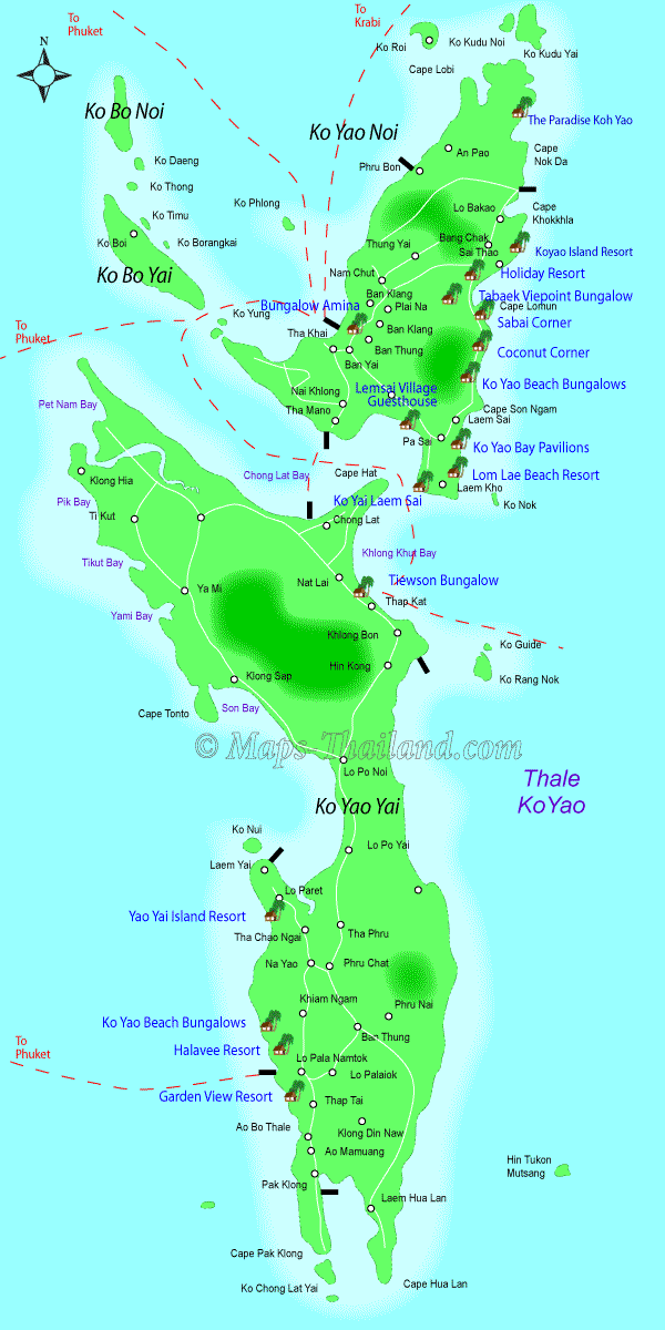 thailand travel map